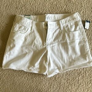 Old Navy The Flirt white jean shorts. New with tags.